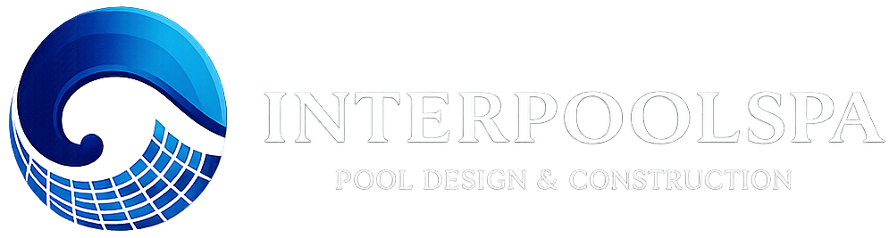 Interpoolspa White logo clear background circle